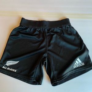 Adidas New Zealand All Blacks rugby shorts